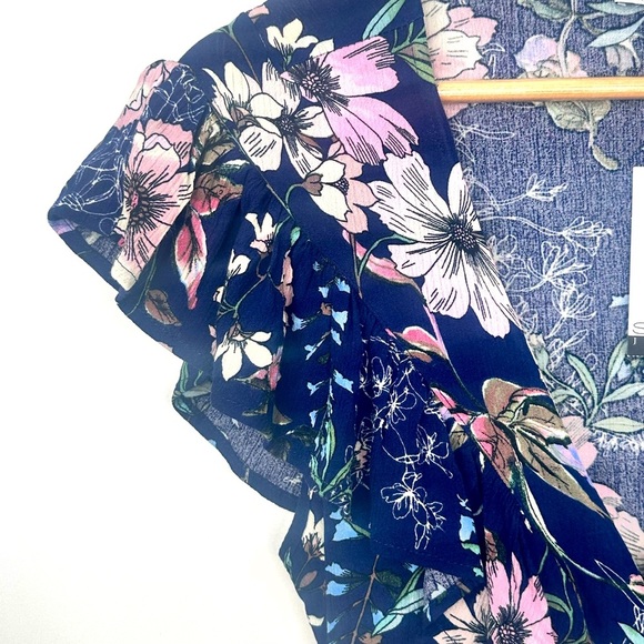 NWT Wrap Maxi Floral dress Size Small‎ Cap Sleeve by Sofia Vergara - Picture 6 of 13